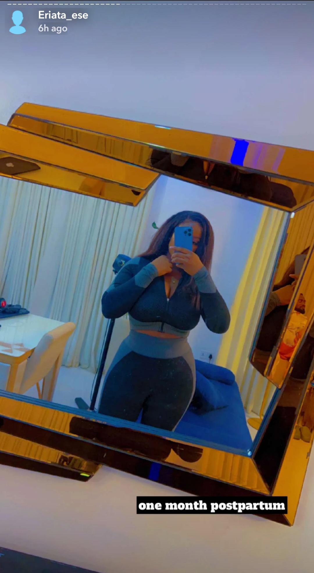 BBNaija star, Eriata Ese shares baby bump video as she admits she welcomed a child